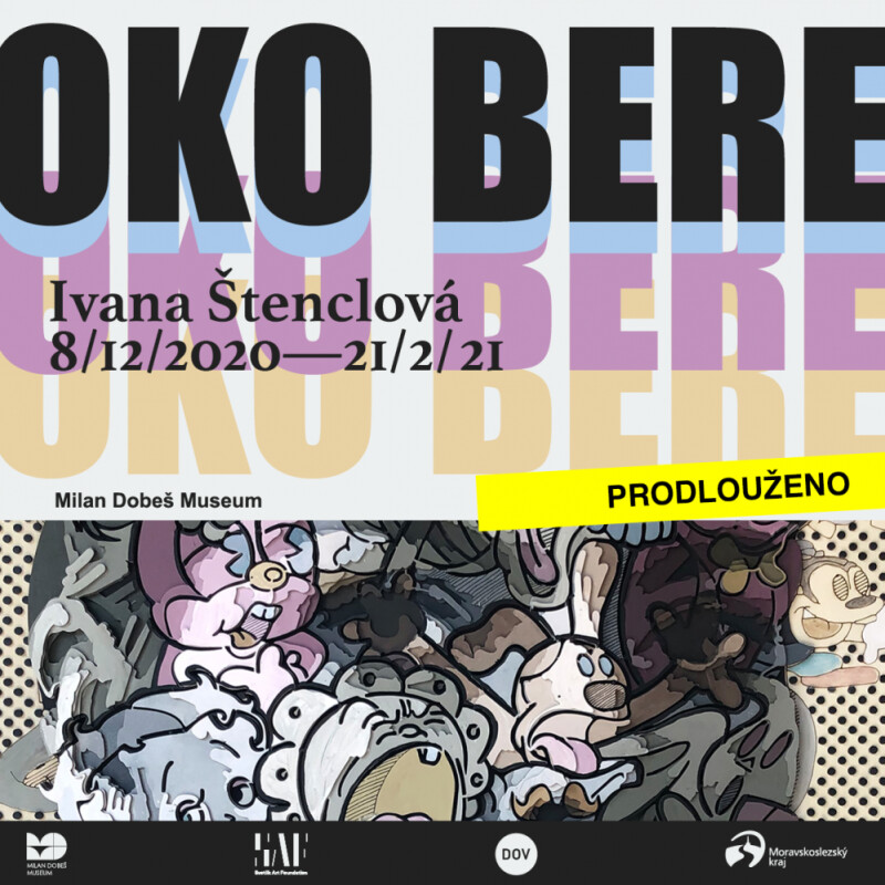 Výstava OKO BERE od Ivany Štenclové prodloužena do 30. 9. 2021