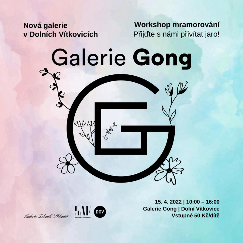 Velikonoční workshop mramorování v Gongu