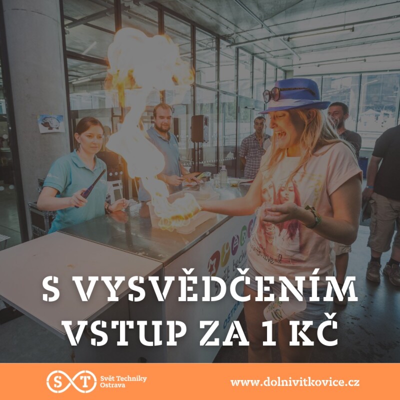 S vysvědčením vstup do Světa techniky za 1 Kč