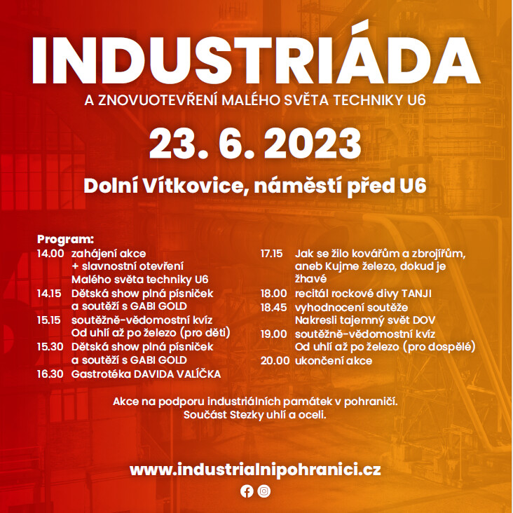 Industriáda a znovuotevření Malého světa techniky U6