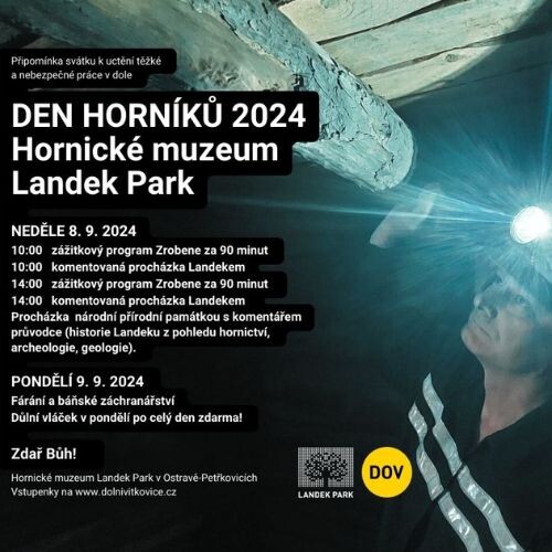 Den horníků na Landeku. Zdař Bůh!