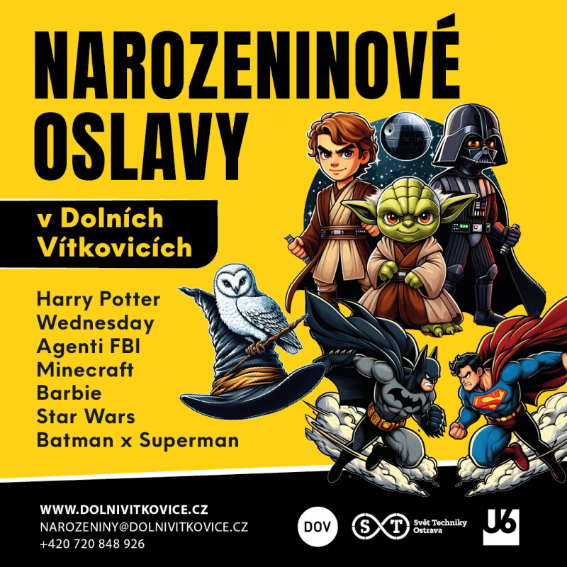 Nové narozeninové oslavy pro děti