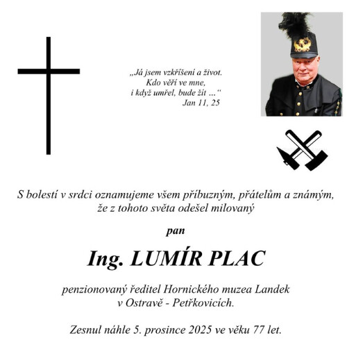 Poslední rozloučení s Lumírem Placem