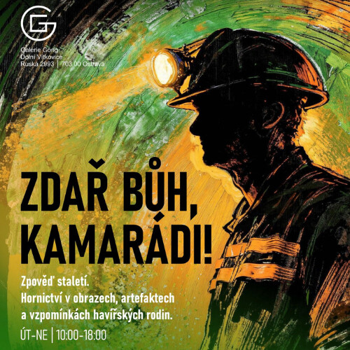 Zdař Bůh, kamarádi! Vernisáž 25. 3. v 17:30.