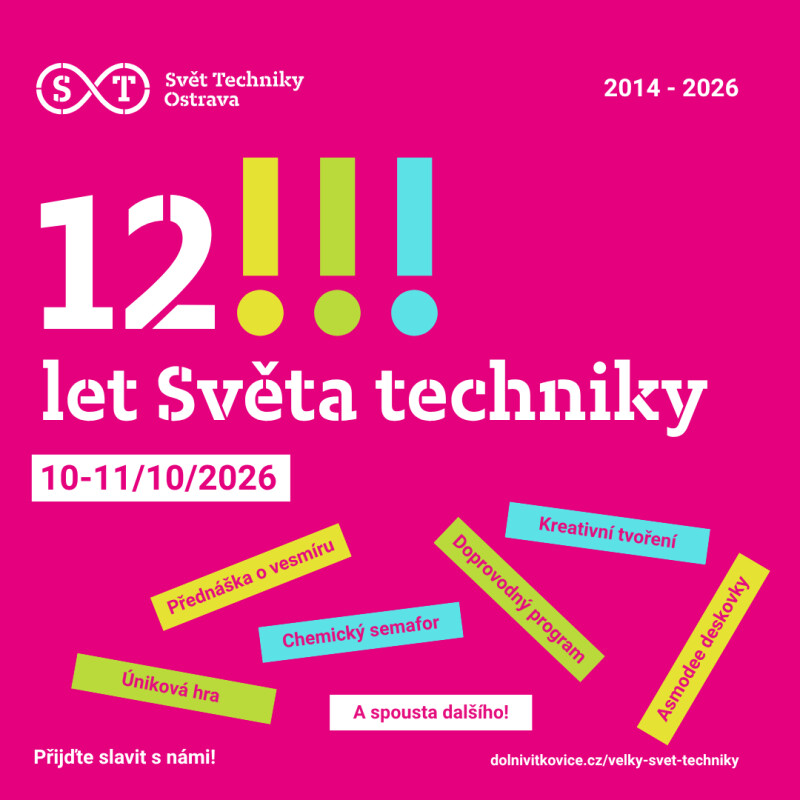 Svět techniky oslaví 12. narozeniny!