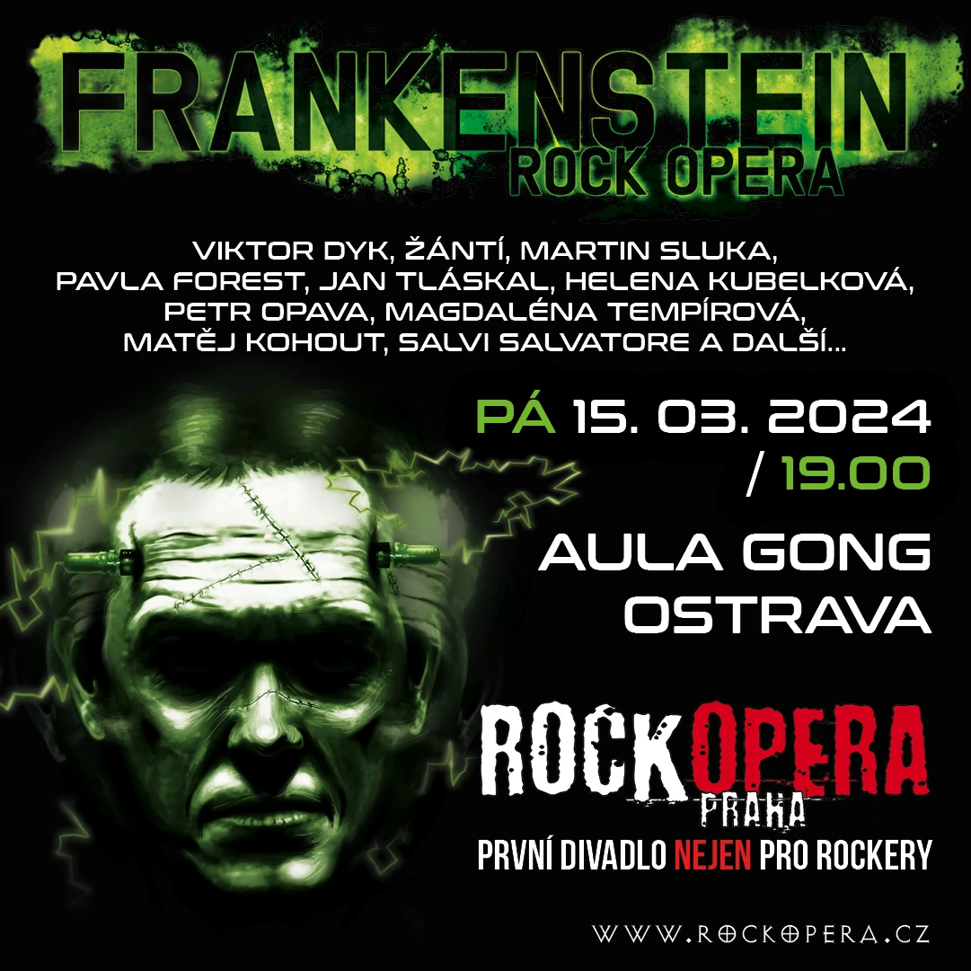 RockOpera - Frankenstein – Gong – Dolní Vítkovice