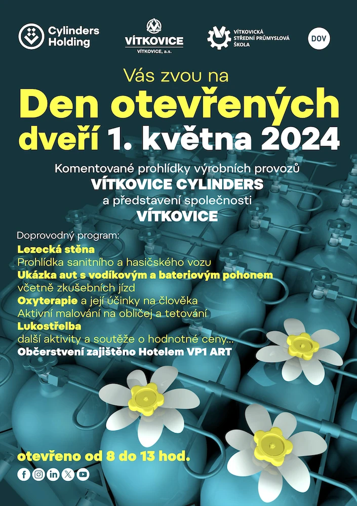 Den otevřených dveří - Cylinders Holding a Vítkovice a.s. – Dolní Vítkovice