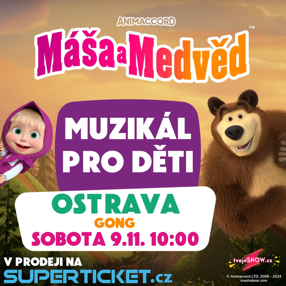Máša a Medvěd – Gong – Dolní Vítkovice