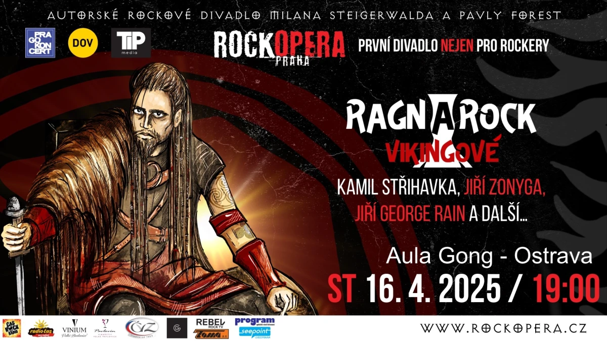RockOpera - RAGNAROCK: VIKINGOVÉ – Gong – Dolní Vítkovice