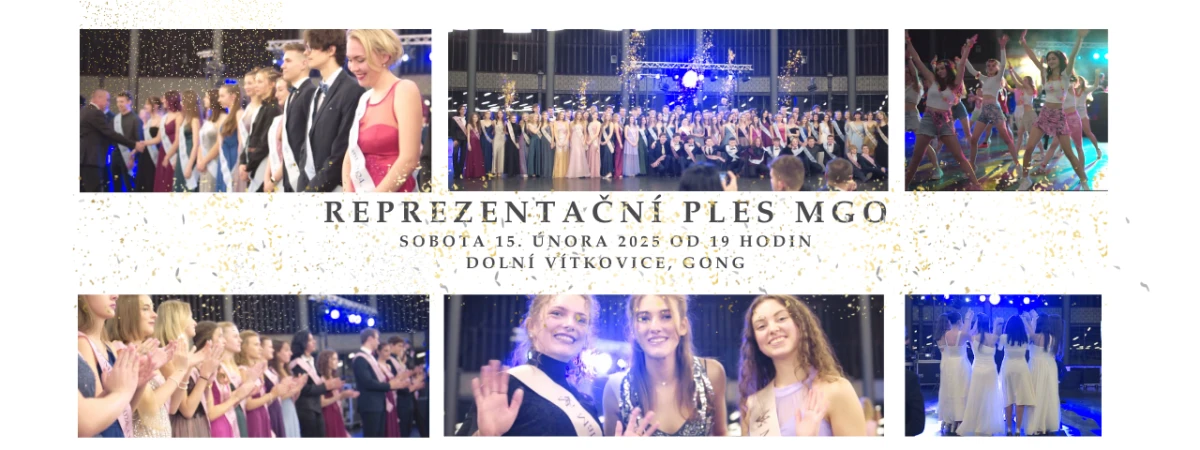 Reprezentační ples Matičního gymnázia 2025 – Gong – Dolní Vítkovice
