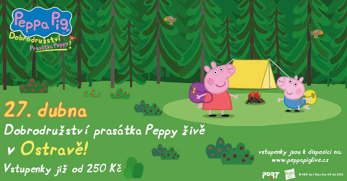Dobrodružství prasátka Peppy – Gong – Dolní Vítkovice