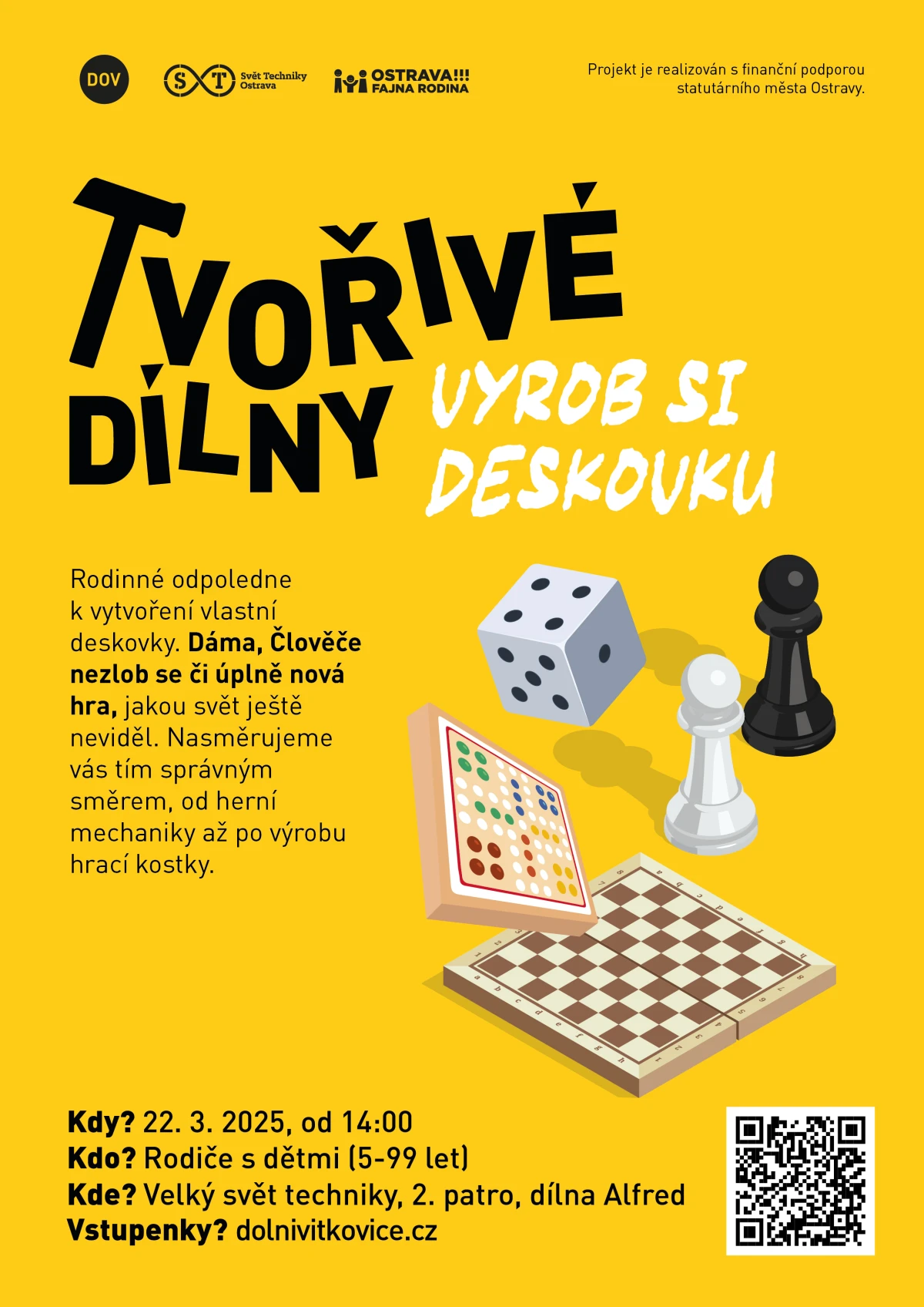 Tvořivé dílny ve Světě techniky - Výroba deskovek – Velký Svět Techniky – Dolní Vítkovice