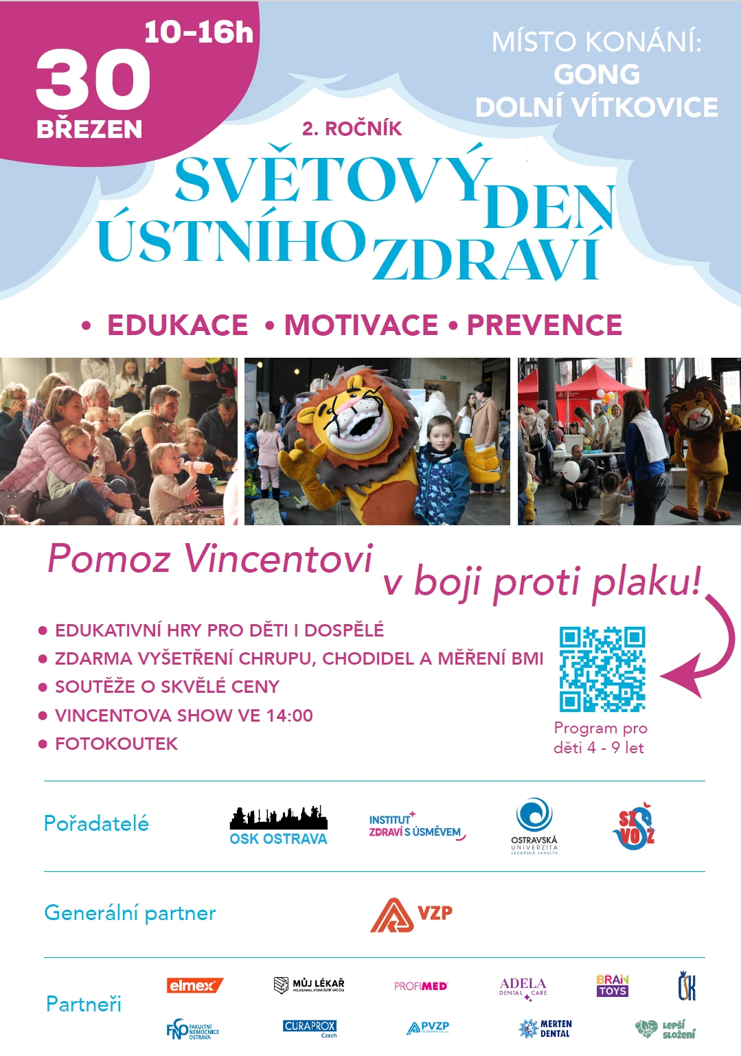 Světový den ústního zdraví – Gong – Dolní Vítkovice