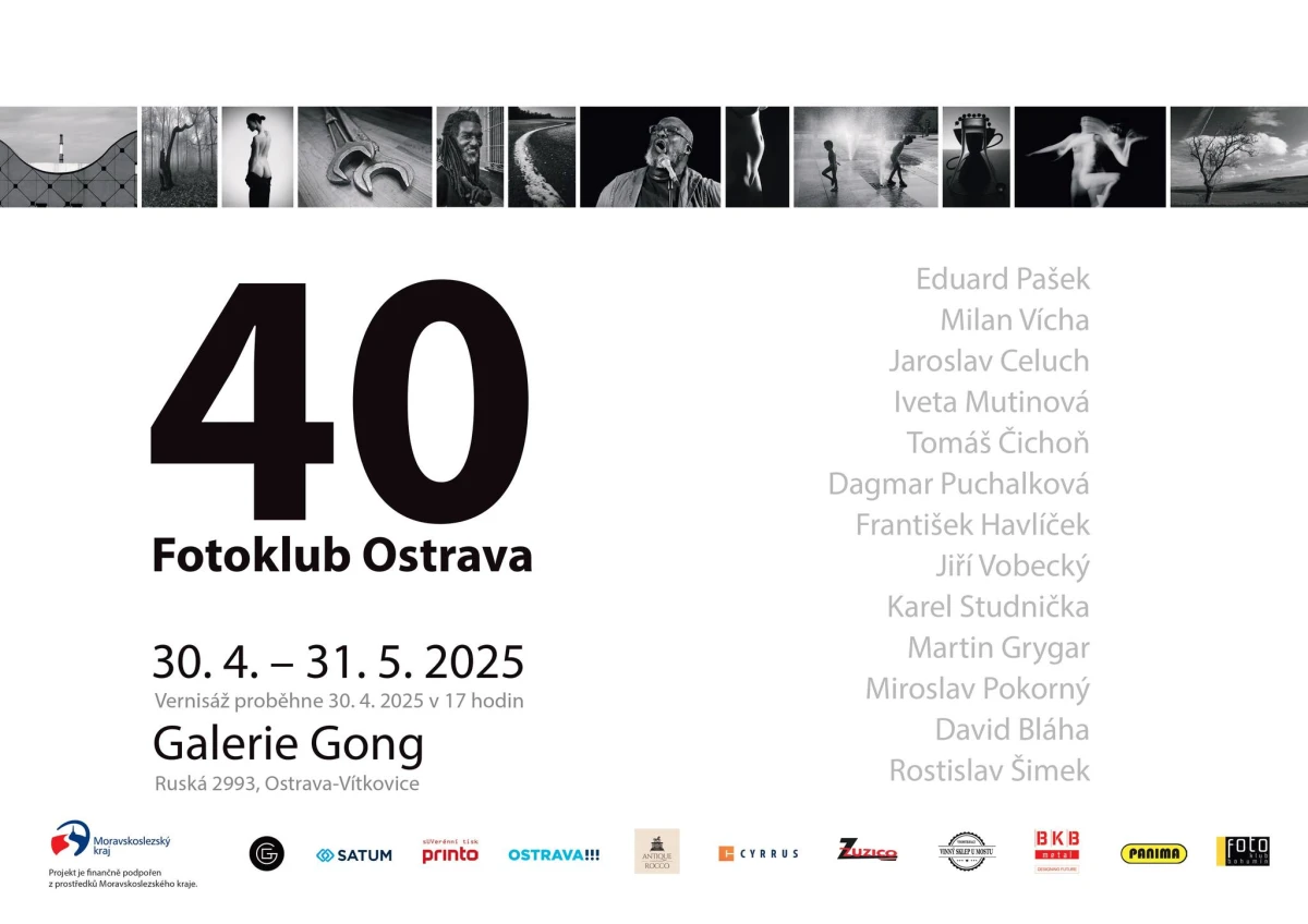 Výstava 40 Fotoklub Ostrava – Galerie Gong – Dolní Vítkovice