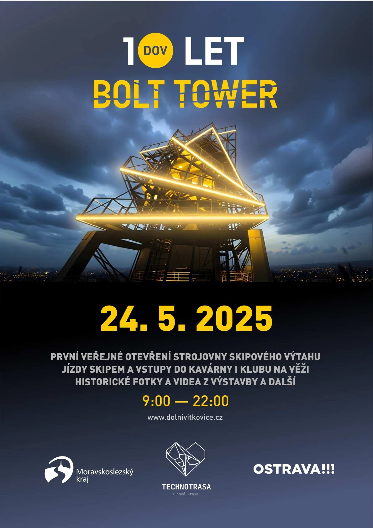 10 let Bolt Tower - oslava výročí – Dolní Vítkovice