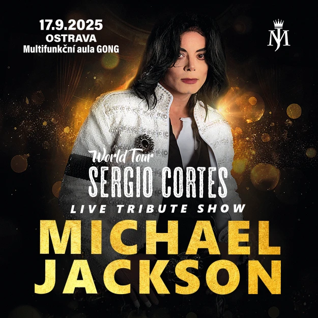 SERGIO CORTÉS - MICHAEL JACKSON LIVE TRIBUTE SHOW – Gong – Dolní Vítkovice