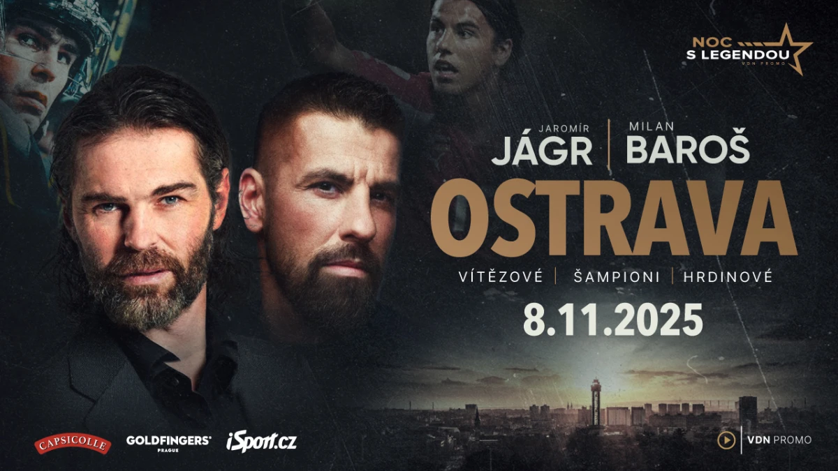 Noc s legendou -  Jaromír Jágr, Milan Baroš – Gong – Dolní Vítkovice