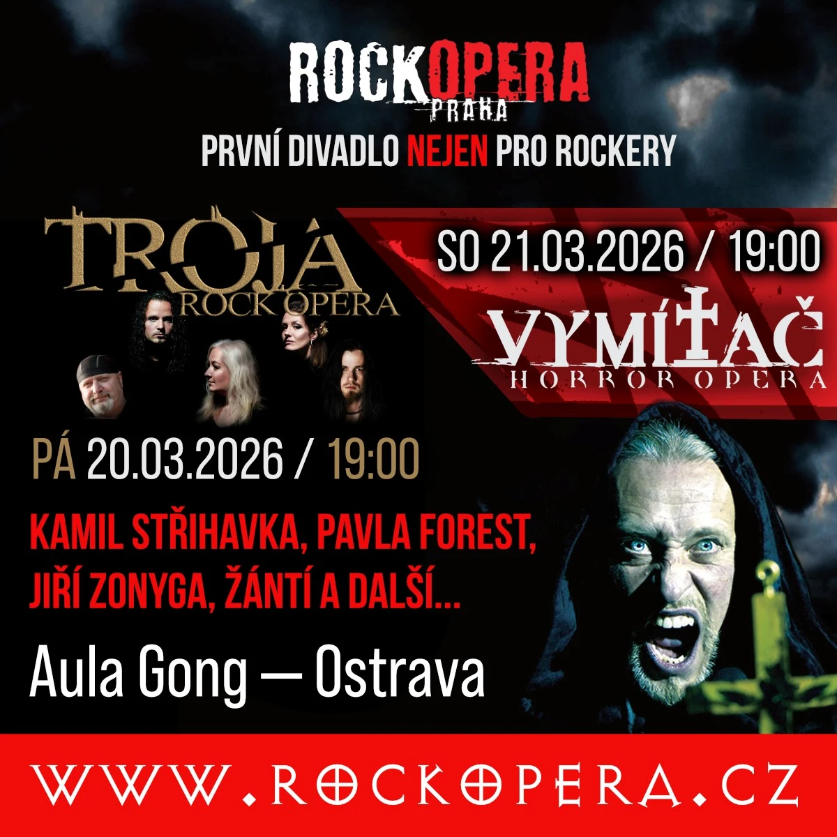 RockOpera Praha - Vymítač – Gong – Dolní Vítkovice