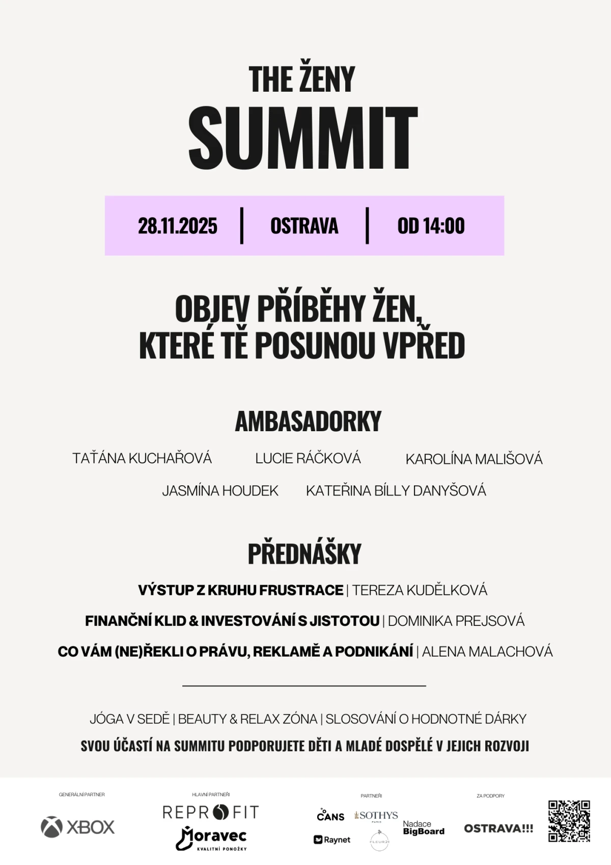 THE ŽENY SUMMIT – Gong – Dolní Vítkovice