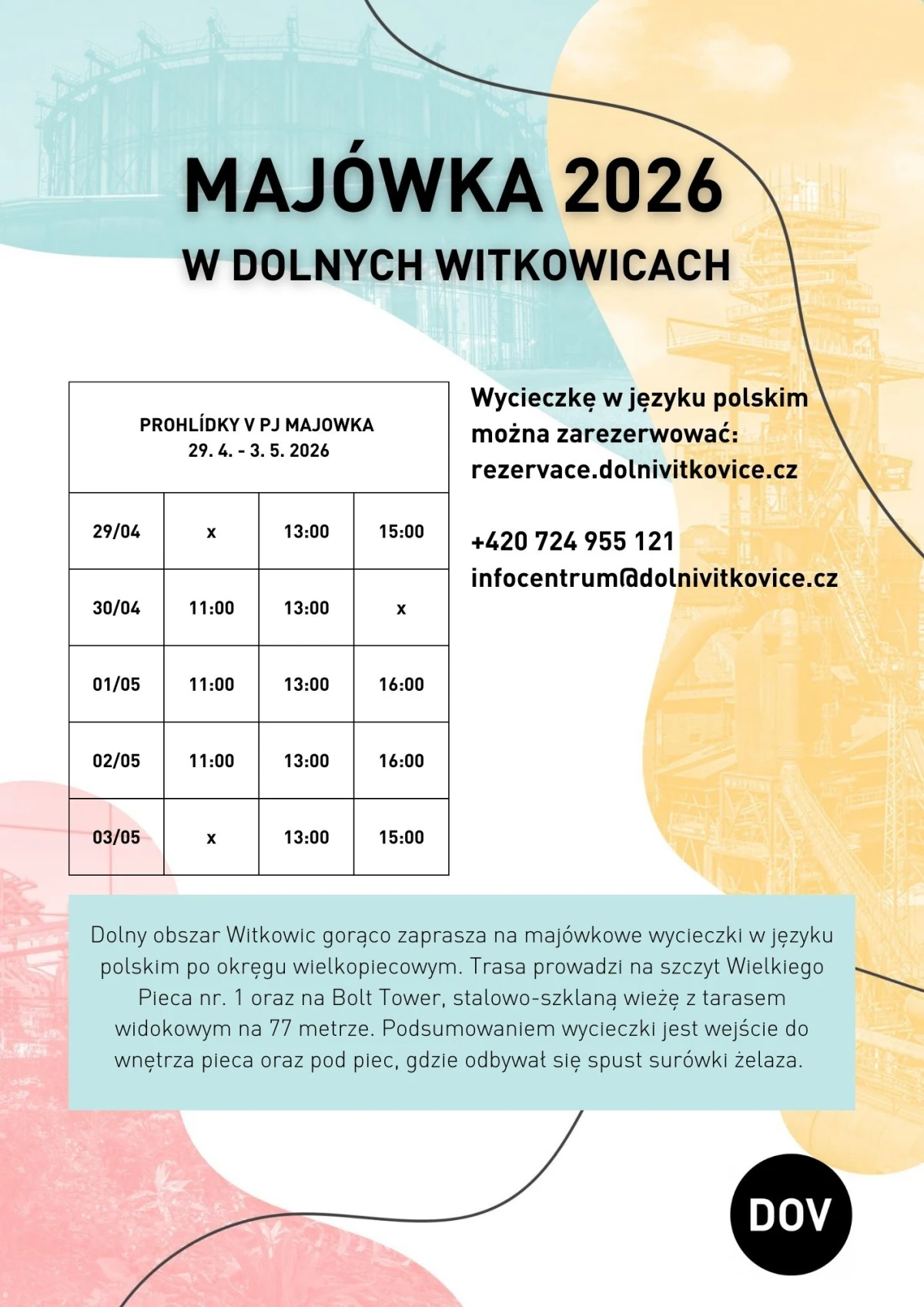 Majówka 2026 – Dolní Vítkovice