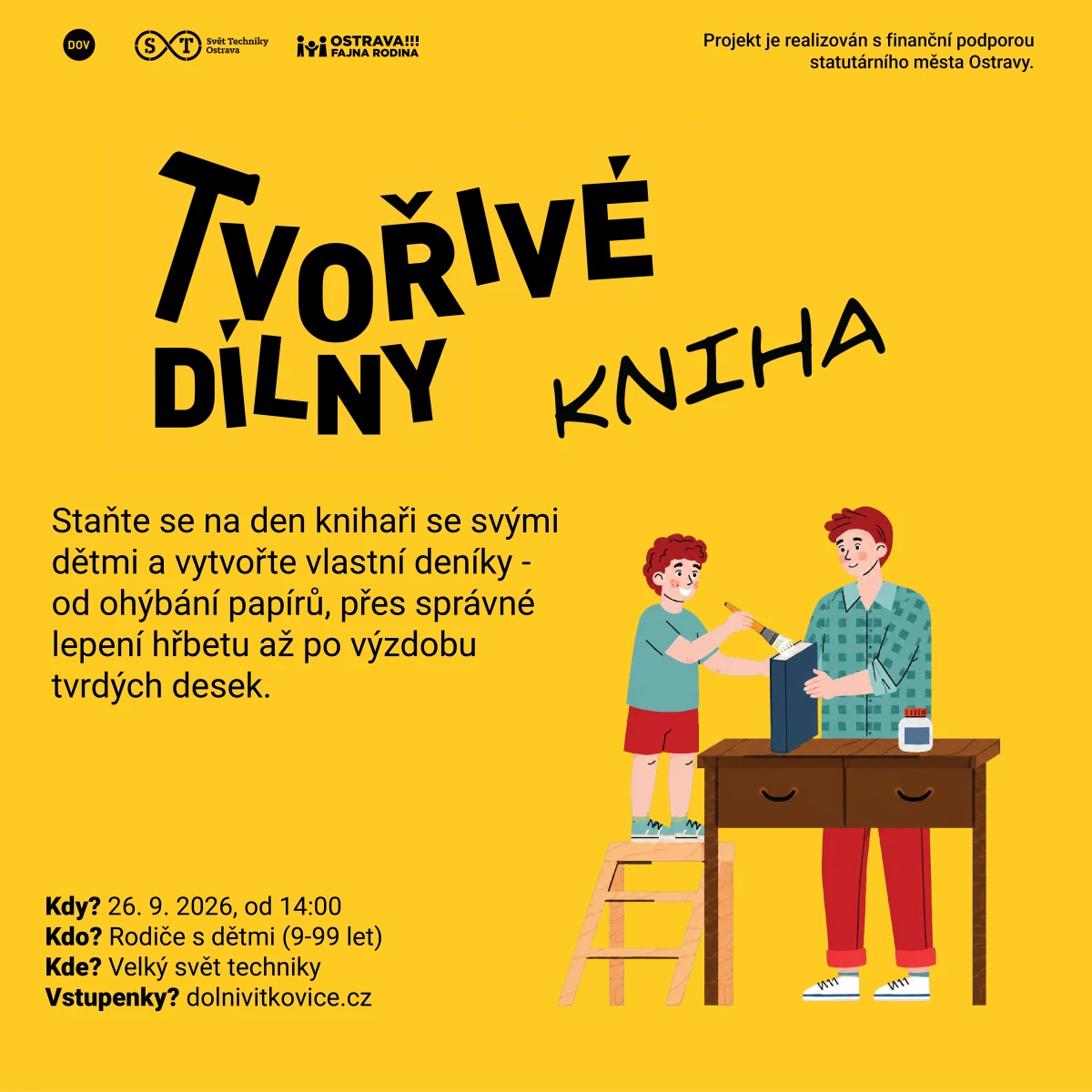 Tvořivé dílny: Kniha – Velký Svět Techniky – Dolní Vítkovice