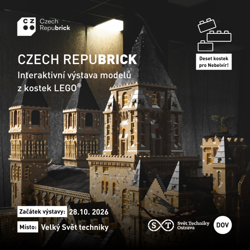 Interaktivní výstava modelů z kostek LEGO® ve Velkém Světě techniky